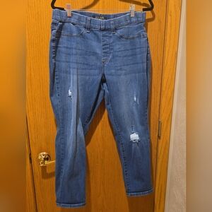 Judy Blue 16W High Rise Pull On Boyfriend Jeggings Excellent Condition